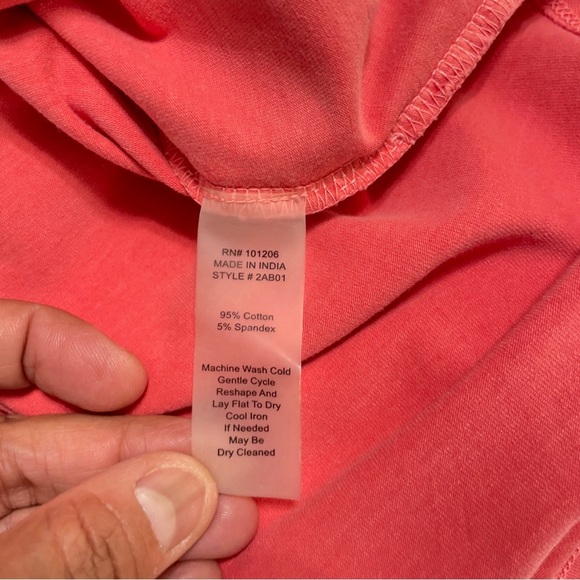 Soft Surroundings Pink Embroidered
Floral Tunic Top Size XL Made in India - Picture 7 of 9